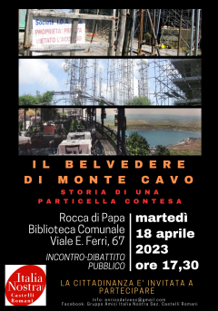 Il belvedere di Montecavo - Storia di una particella contesa
